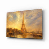 Eiffel Tower Turner Style Glass Wall Art