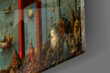 Istanbul Bosphorus Bridge Bosch Style Glass Wall Art