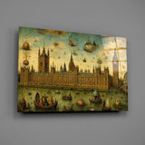 Big Ben Westminster Bosch Style Glass Wall Art