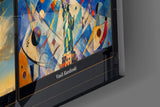 Statue of Liberty Nine Painting Styles Collage Glass Wall Art