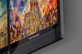 Sagrada Familia Nine Painting Styles Collage Glass Wall Art