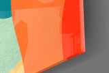 Do It For You Retro Wave Colour Block Glass Wall Art