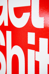 3D Crimson Prism-Lacquer Pulse — Pure Gloss Relief Print