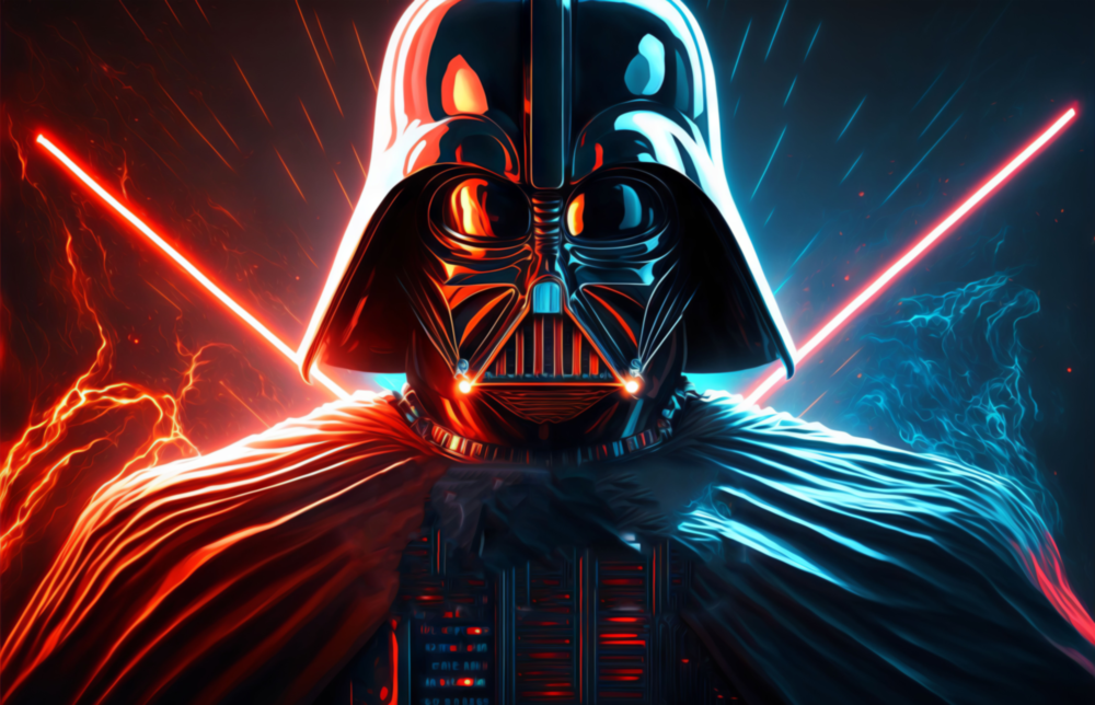 Darth Vader Glass Wall Art  || Designers Collection
