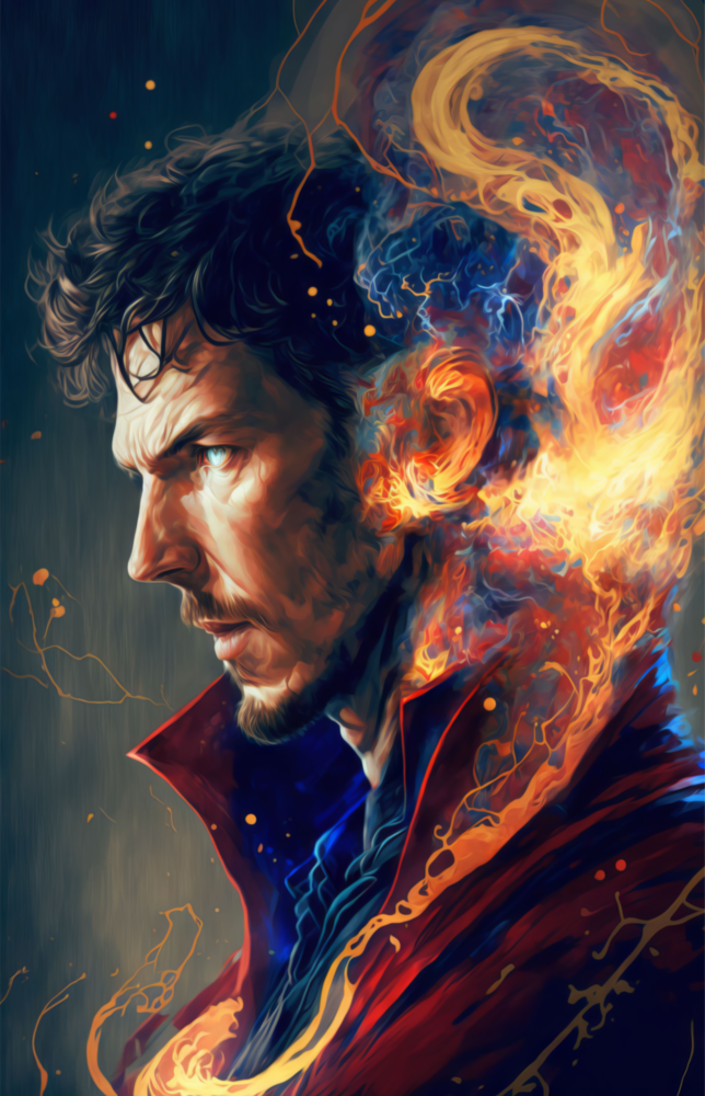 Dr. Strange Glass Wall Art  || Designers Collection