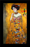 Klimt Style Glass Wall Art || Designer Collection Bordered