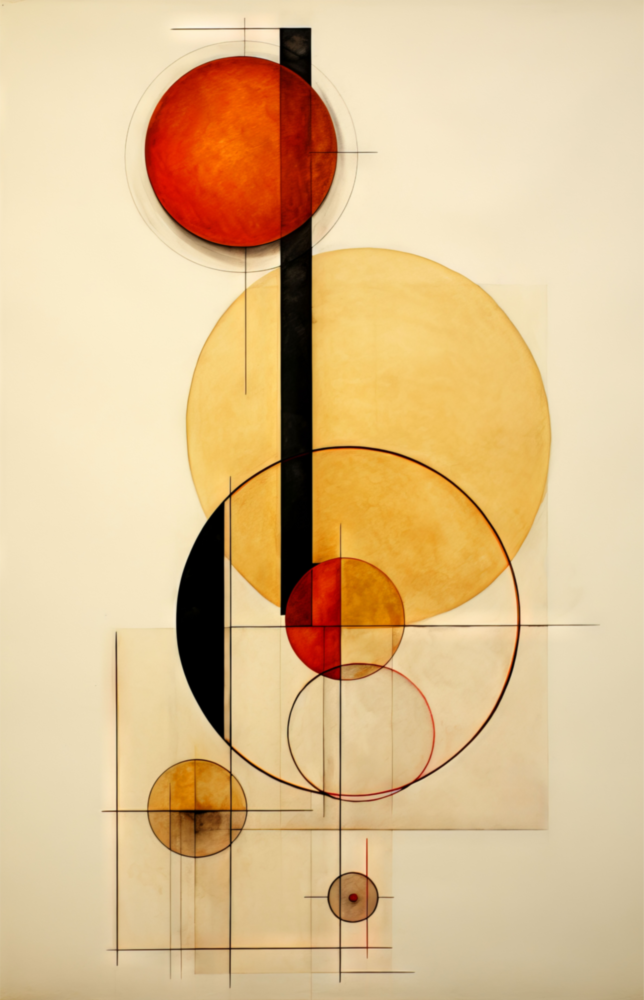 Circles Glass Wall Art|| Designer's Collection