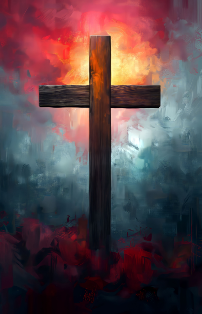 Cross Glass Wall Art || Designer Collection