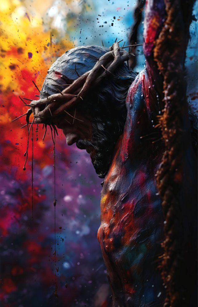 Cross Glass Wall Art || Designer Collection