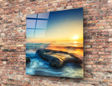 Sunset Glass Wall Art