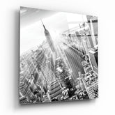 New York Glass Wall Art