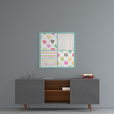 Abstract Glass Wall Art