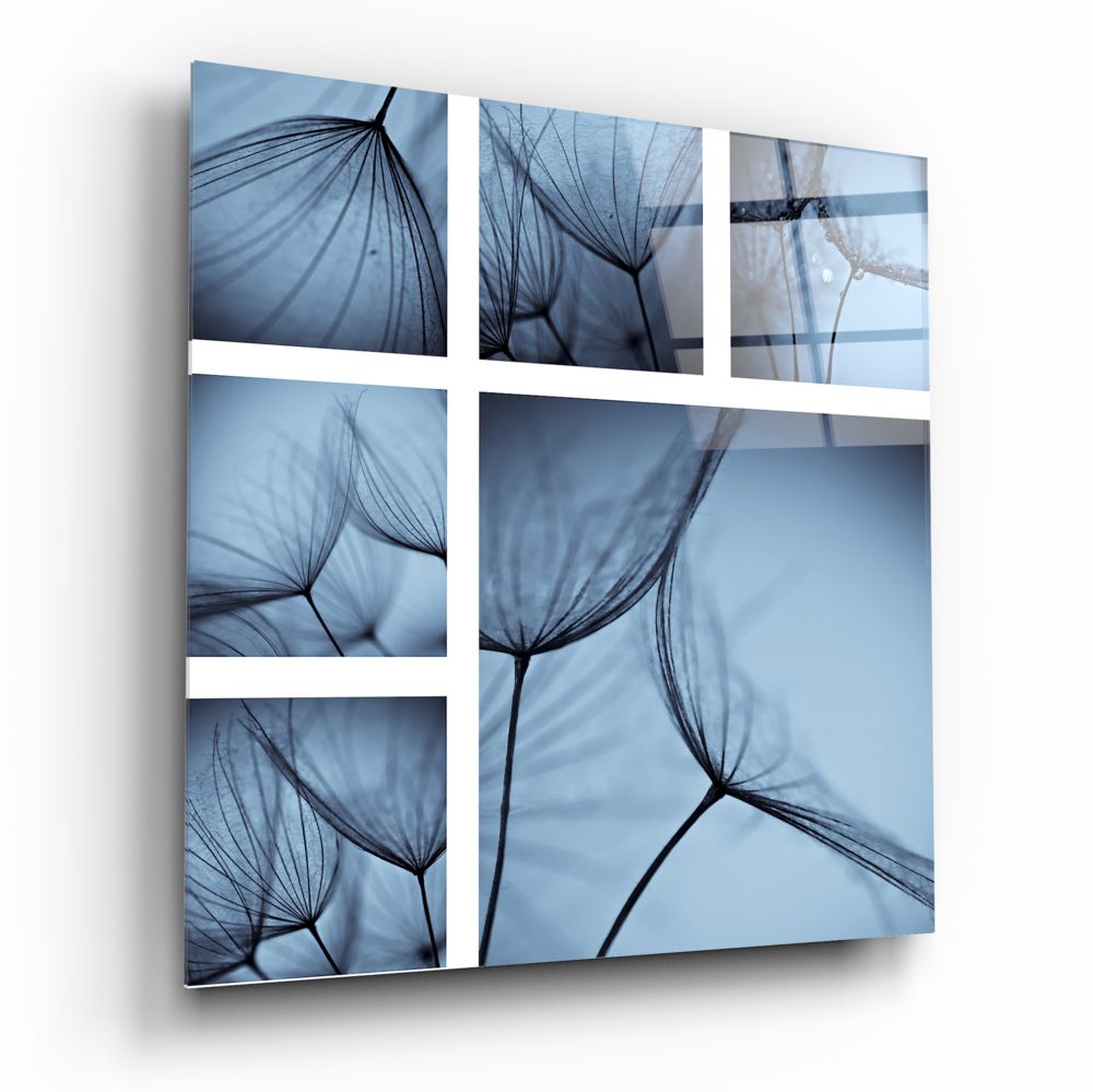 Flower Glass Wall Art