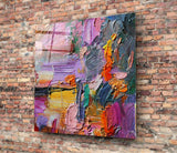 Abstract Art Glass Wall Art