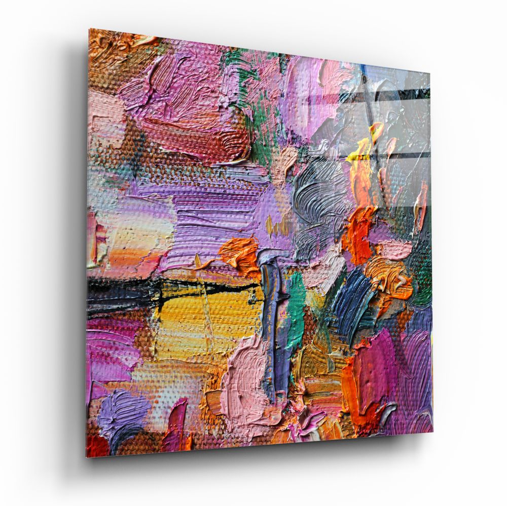Abstract Art Glass Wall Art