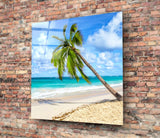 Palm Tree Glass Wall Art