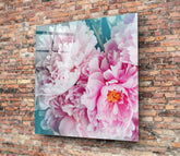 Flower Glass Wall Art