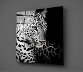 Leopard Glass Wall Art