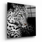 Leopard Glass Wall Art