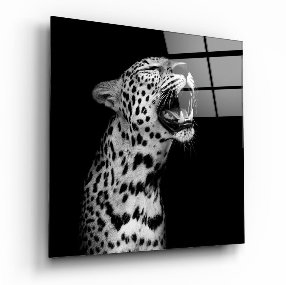 Leopard Glass Wall Art