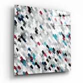 Pixels Glass Wall Art