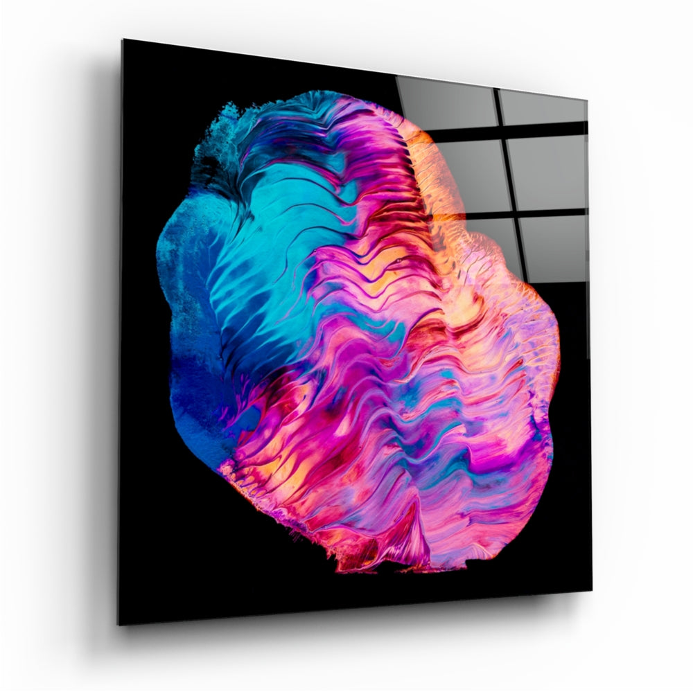 Dance of Colors Glass Wall Art