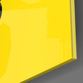 Flamingo Posture Glass Wall Art