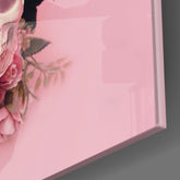 Flower Head Glass Wall Art | Insigne Art Design