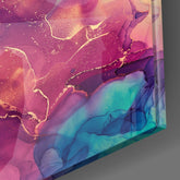 Glory of Pink Glass Wall Art | Insigne Art Design