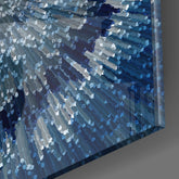 Cycle of Blue Glass Wall Art | Insigne Art Design