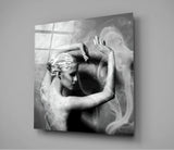 Smoke Dancing Glass Wall Art | Insigne Art Design