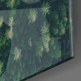 Forest Road Glass Wall Art | Insigne Art Design