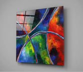 Curves Glass Wall Art | Insigne Art Design