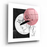 Flower Thoughts Glass Wall Art | Insigne Art Design