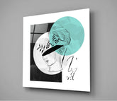 Flower Thoughts Glass Wall Art | Insigne Art Design