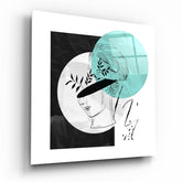 Flower Thoughts Glass Wall Art | Insigne Art Design