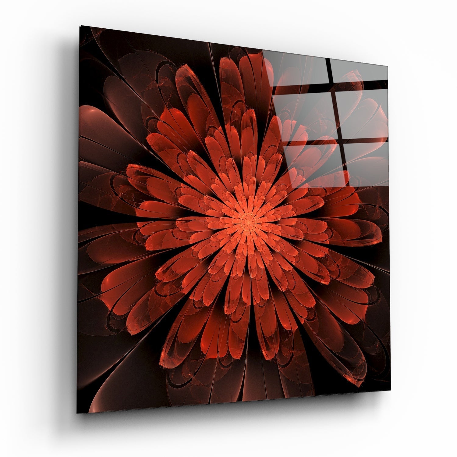 Flower Glass Wall Art | Insigne Art Design