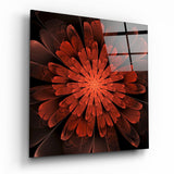 Flower Glass Wall Art | Insigne Art Design