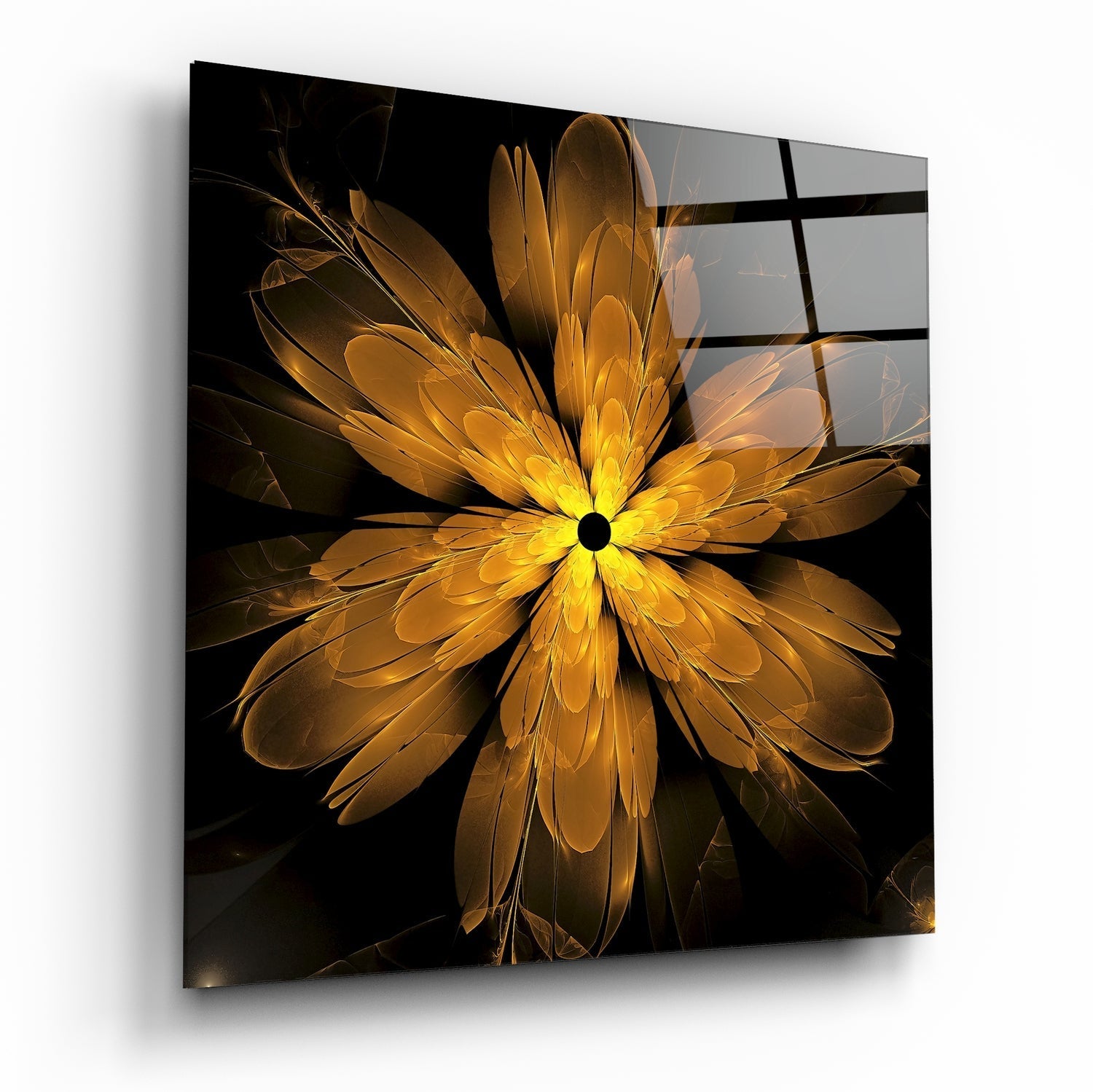 Flower Glass Wall Art | Insigne Art Design