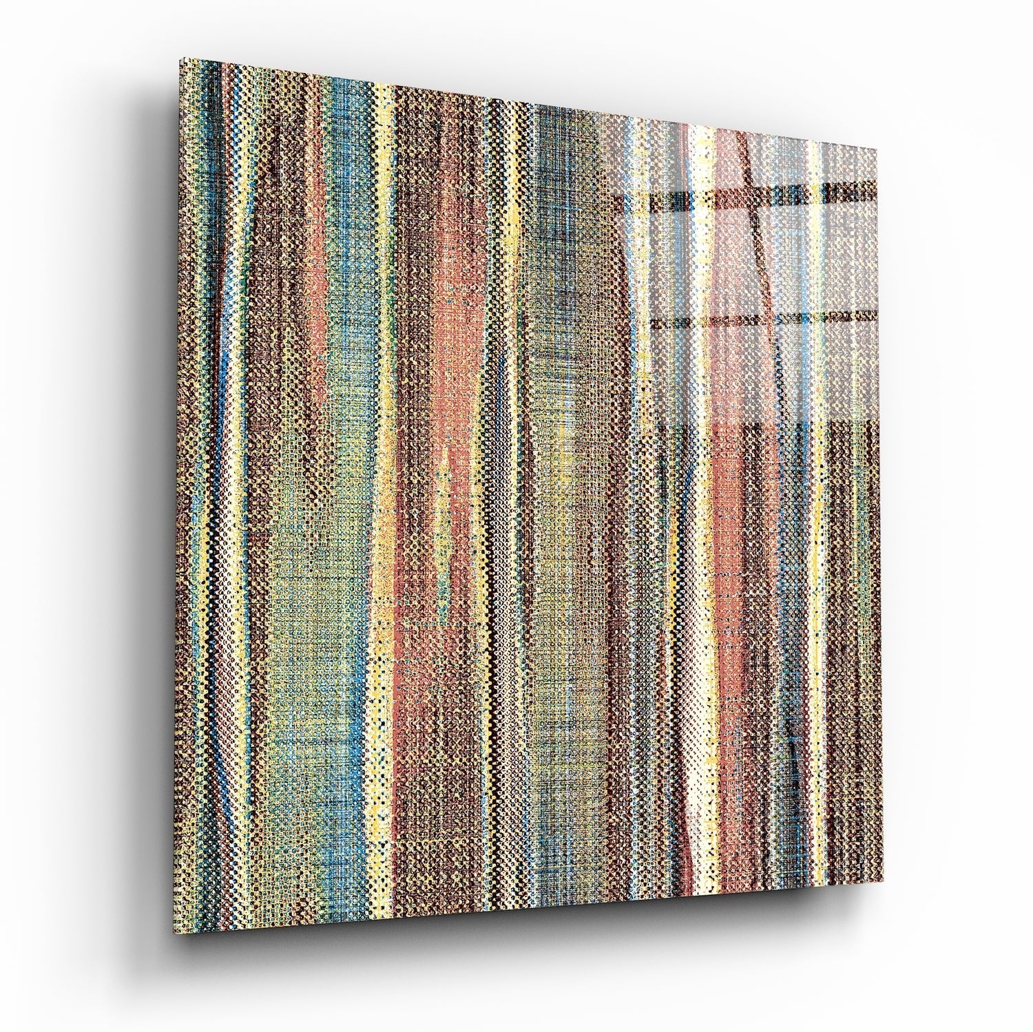 Ethnic Pattern Glass Wall Art | Insigne Art Design