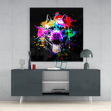 Pitbull Glass Wall Art | Insigne Art Design