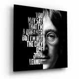 John Lennon Glass Wall Art