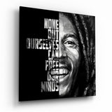 Bob Marley Glass Wall Art