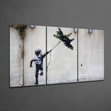 War Kite Mega Glass Wall Art