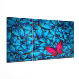 Butterfly Mega Glass Wall Art