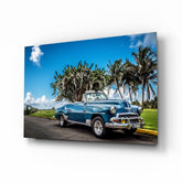 Chevrolet Classic Car Glass Wall Art.