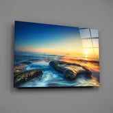 Sea View Glass Wall Art.