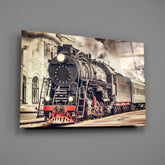 Train Glass Wall Art.