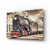 Train Glass Wall Art.