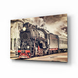 Train Glass Wall Art.